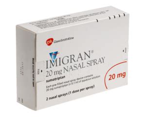 Imigran (Sumatriptan) 20mg Nasal Spray (Pack of 2) | DOSE