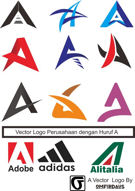 Free Desain Logo Vector Huruf A CDR Ai PSD by omfirdaus on DeviantArt