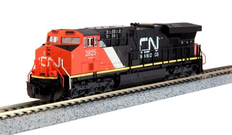 Kato GE ES44AC GEVO - Standard DC Canadian National #2825 (black, red ...