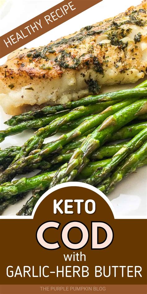 Super Easy Atlantic Cod with Garlic-Herb Butter