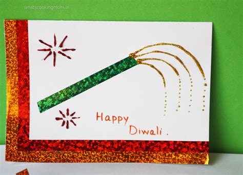 Handmade cards for Diwali - whats cooking mom