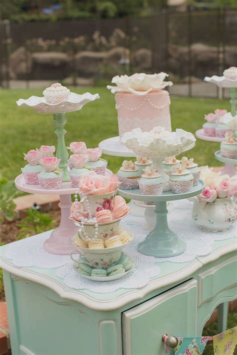 Vintage Tea Party | Kara's Party Ideas | Vintage tea parties, Tea party ...