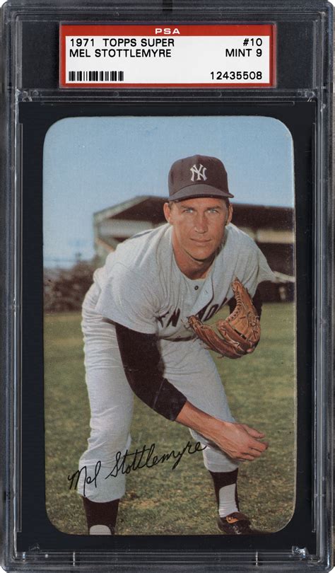 1971 Topps Super Mel Stottlemyre | PSA CardFacts™