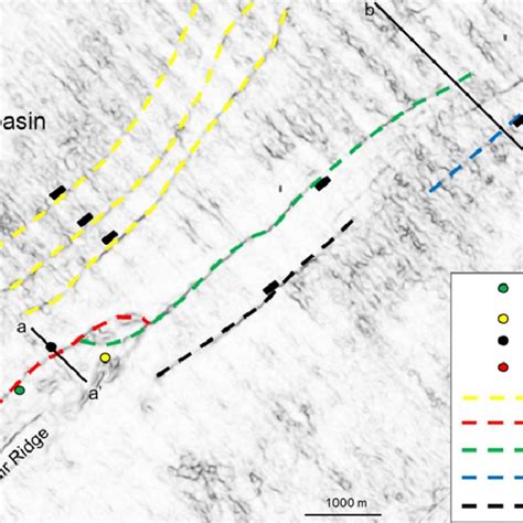 Listric fault model for Clair Field with (a) seismic section (b–b ′ in ...