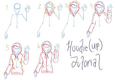 Hoodie Tutorial Requested by ReiGodric on DeviantArt Hoodie Drawing ...