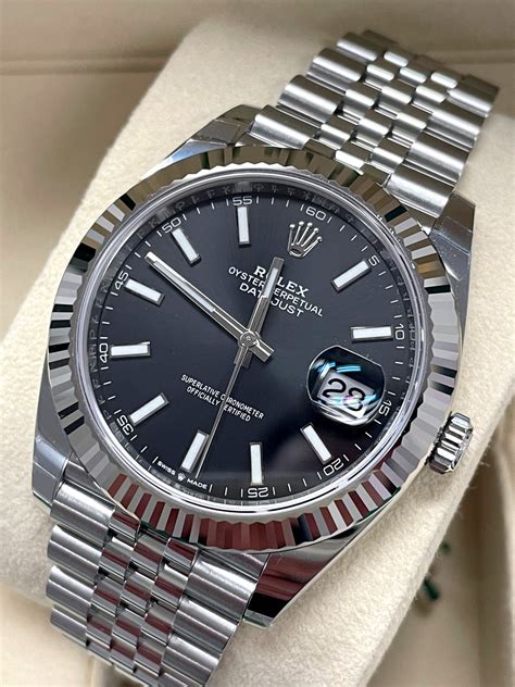 Rolex - 126334 - Datejust 41 - Stainless Steel Jubilee - Fluted Bezel ...