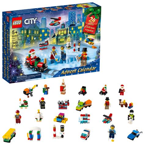 LEGO City 2022 Advent Calendar 60352 Building Toy Set For Kids, Boys ...