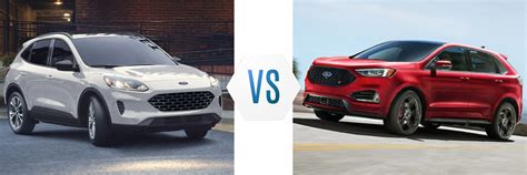 2021 Ford Escape vs Edge