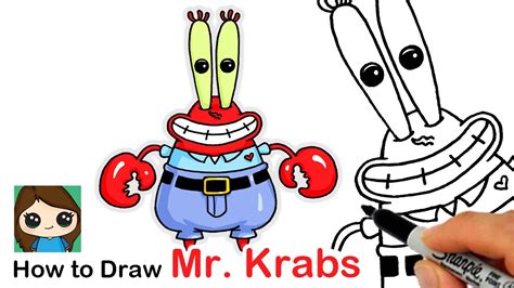 How to Draw Mr. Krabs | SpongeBob SquarePants