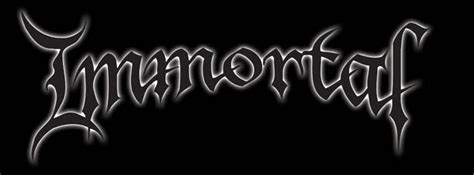 IMMORTAL Logo. | Band logos, All band, Neon signs