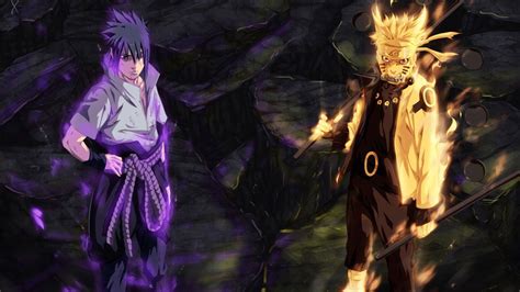 Naruto Vs Sasuke Final Battle Wallpaper