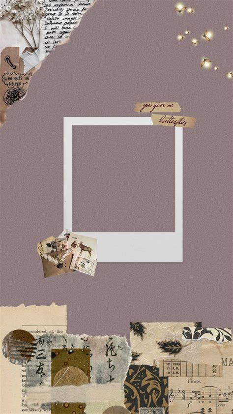 Aesthetic Polaroid Frame | Photo collage template, Instagram frame ...