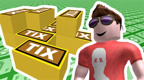 TIX TYCOON #3 - MAKING GOLD TIX | ROBLOX - YouTube