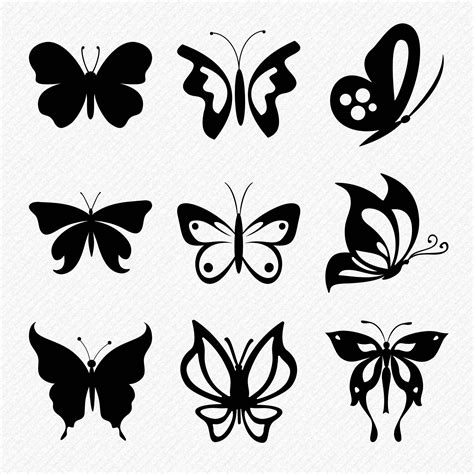 silhouette butterfly clipart 10 free Cliparts | Download images on ...