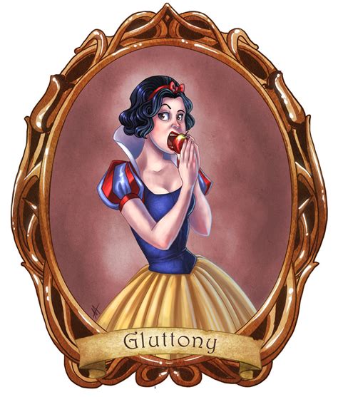 7 Disney Sins: Gluttony - Disney Princess Fan Art (29904141) - Fanpop