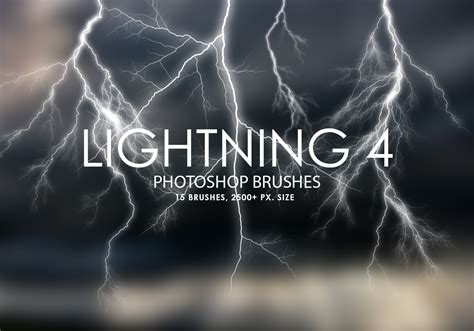 Free Lightning Photoshop Brushes 4 - Free Photoshop Brushes at Brusheezy!