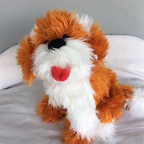 Sesame Place | Toys | Sesame Street 1 Barkley Orange White Dog Plush ...