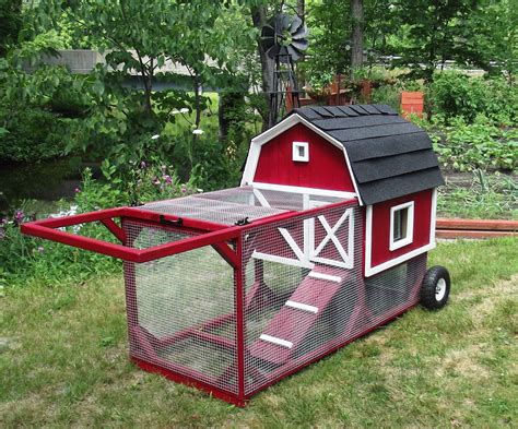 The Little Red Barn Chicken Tractor By Bkeee | Portable chicken coop ...