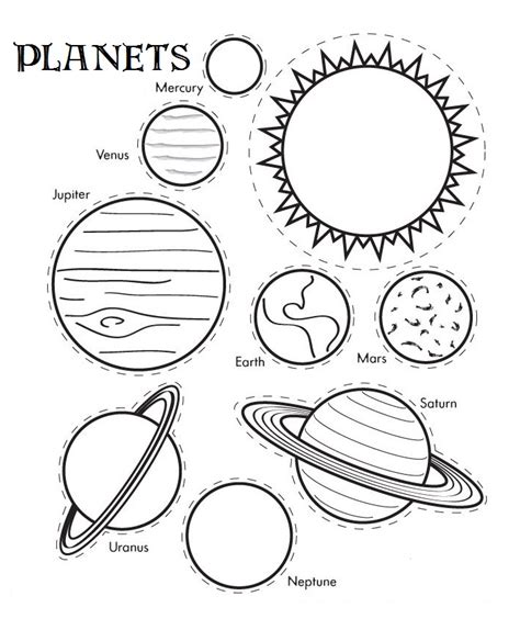 Planet Coloring Pages Printable Coloring Pages