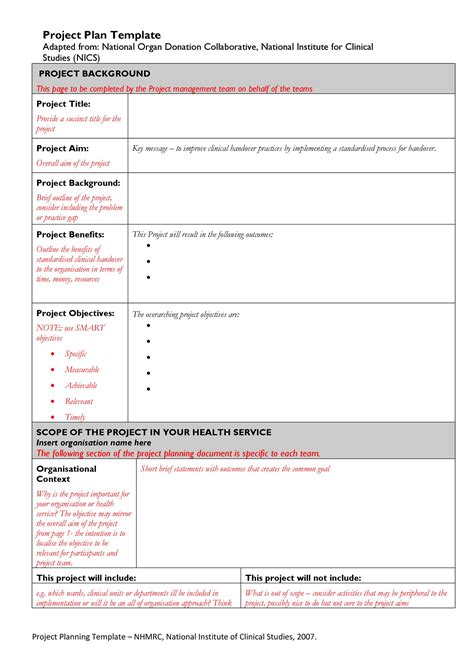 48 Professional Project Plan Templates [Excel, Word, PDF] - Template Lab