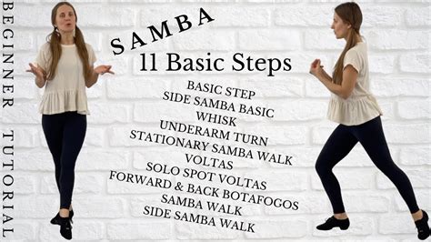 11 Samba Basic Steps every Beginner should Learn || Samba Dance ...