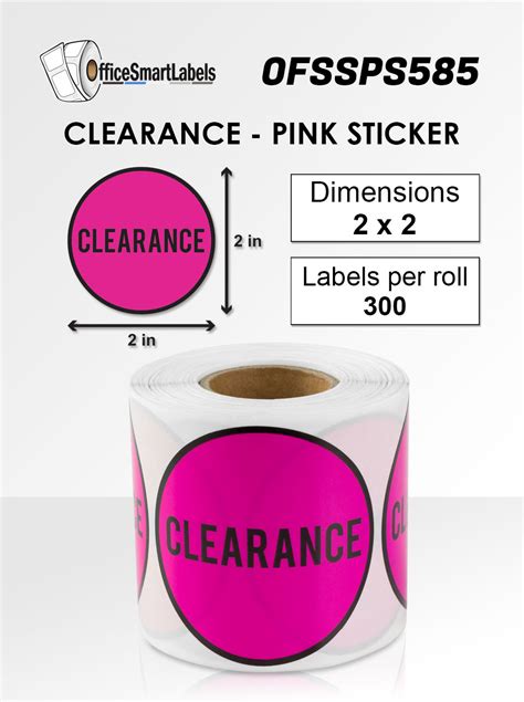 Amazon.com : Clearance 2" Round Retail Store Stickers for Sale Labels ...