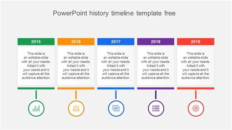 Free - Creative PowerPoint History Timeline Template Free | History ...