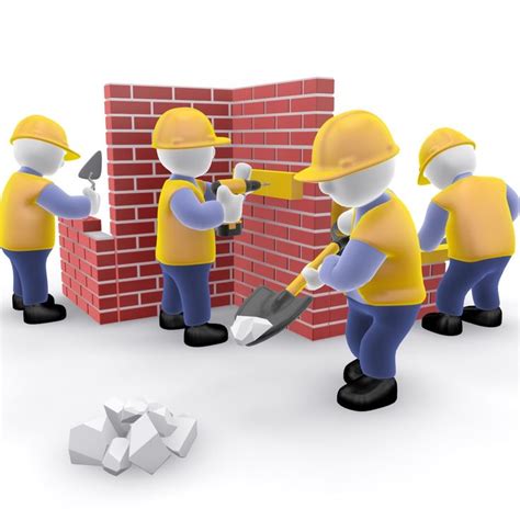 construction team cartoon 3d model | Missão visão e valores ...