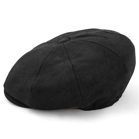 Black Newsboy Cap | Major Wear | Free shipping