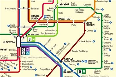 Kajang to Pasar Seni MRT Train Timetable (Jadual) Fare