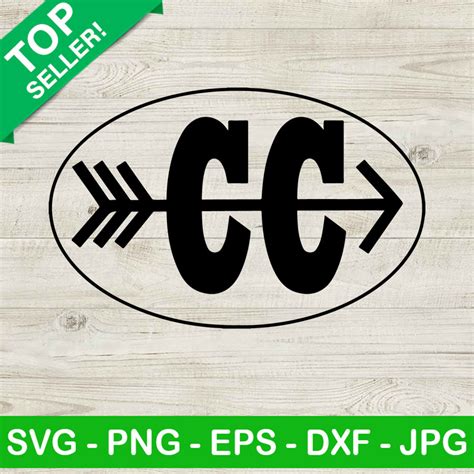 Cross Country SVG, CC Arrow SVG, Cross Country Logo SVG