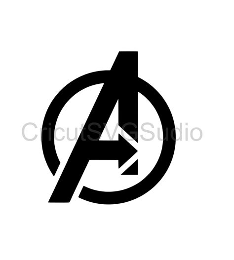 Avengers Logo SVG File - Etsy