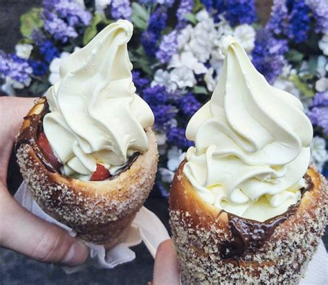 Donut Ice Cream Cones Lined With Nutella Are The Dessert Of The Future ...