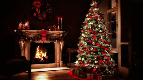 The Best Christmas Fireplace Crackling . 4K ULTRA HD (15 MINUTES ...