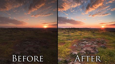 Photoshop Before After Landscape - Etsy