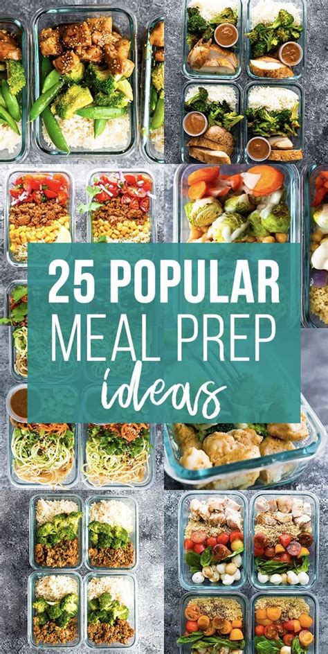 25 Most Popular Lunch Meal Prep Ideas | Sweet Peas and Saffron