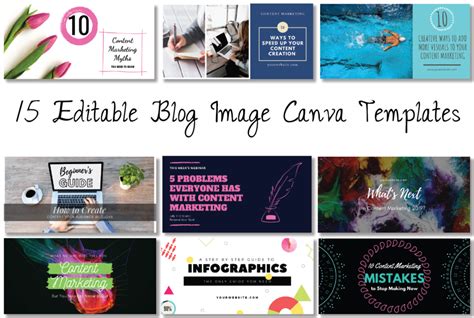 Blog Post Image Canva Templates - Visual Contenting