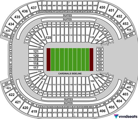 Arizona Cardinals Stadium Seating Map | Cabinets Matttroy