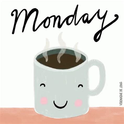 Happy Monday Gif Animated ~ Monday Giphy Mondays Stempel | Bodemawasuma