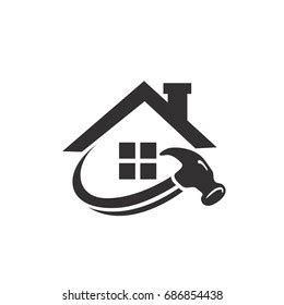 House Repair Logo Images Illustration Design Stock Vector (Royalty Free ...