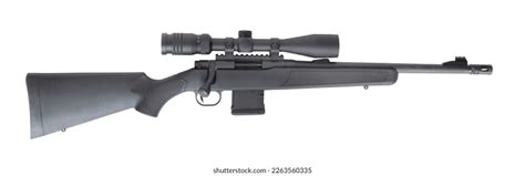 Rifle Scope On Black Bolt Action Stock Photo 2263560335 | Shutterstock