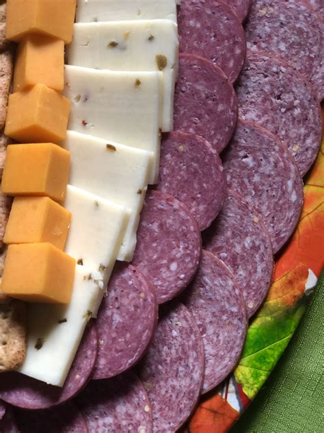 Cheese & Sausage Platter | Summer sausage, Specialty meats, Sausage