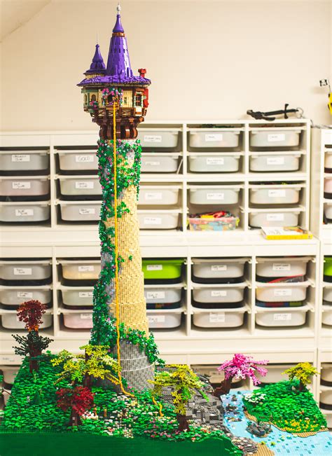 6ft Rapunzel Tower from the Movie Tangled (MOC - LEGO Licensed ...