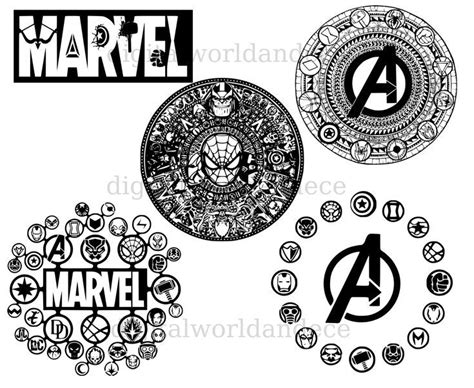 Avengers Logo Svg - Marvel Svg