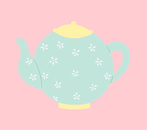 Cute Tea Party Clip Art Tea Time Clipart Instant Download - Etsy