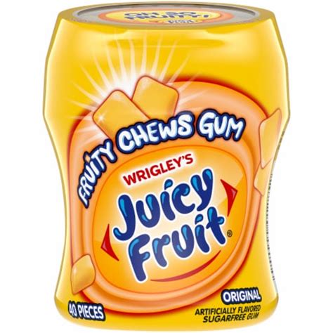 Juicy Fruit Original Bubble Gum Bottle, 40 pc - Ralphs