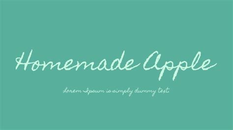 Homemade Apple Font