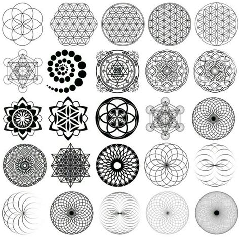 Sacred Geometry Tattoo Stencil - Printable Calendars AT A GLANCE