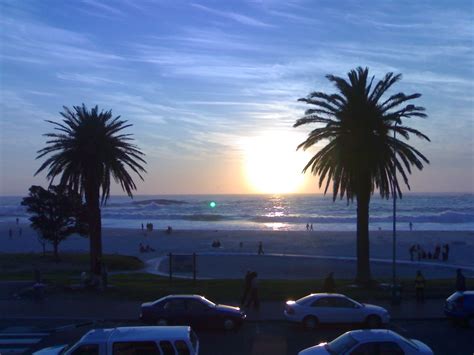 Camps Bay | Sunset at Camps Bay from Summerville restaurant ...