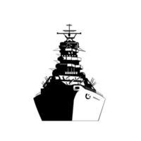 Battleship Clipart Black And White Heart